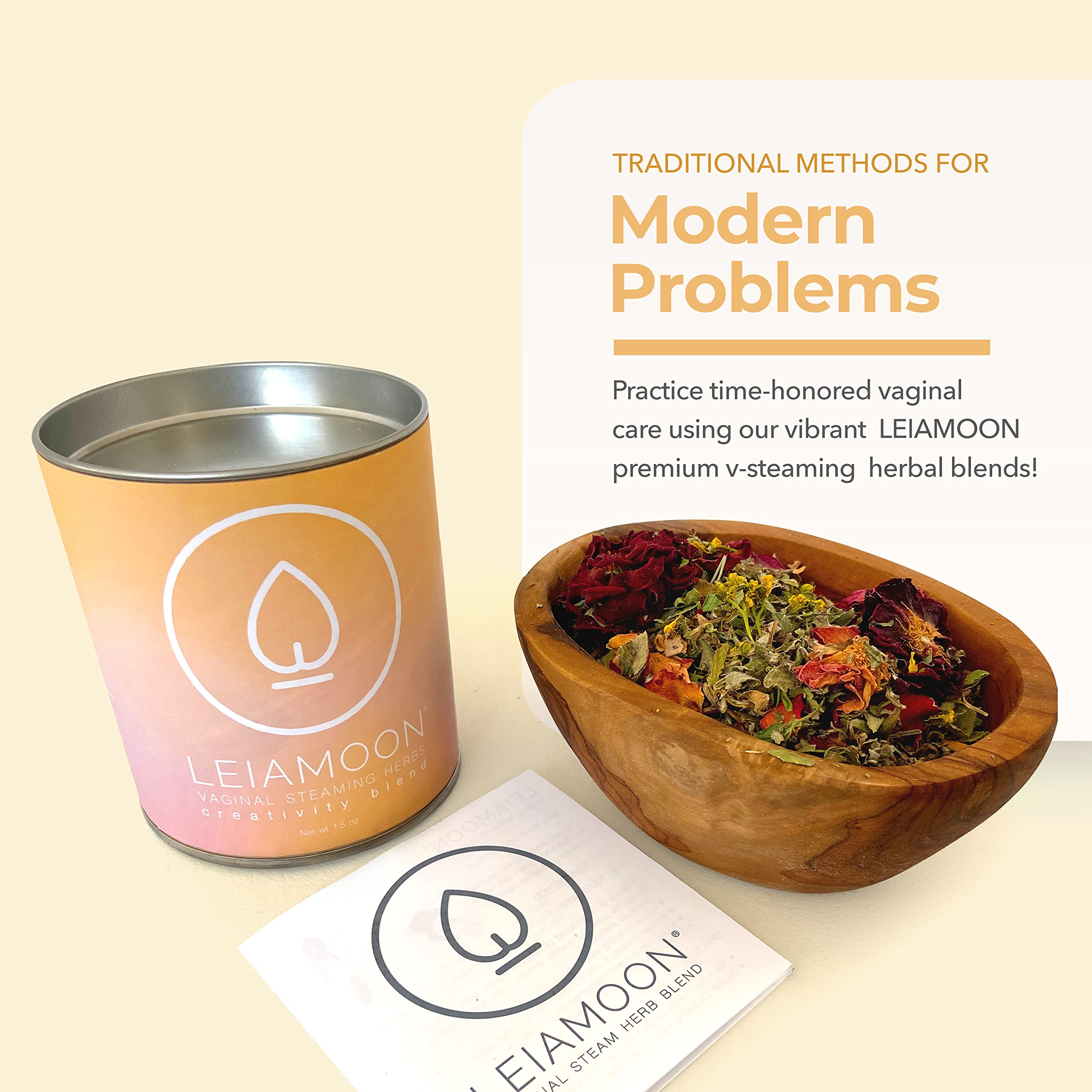 Yoni Steam Herbs Creativity Blend, Receptivity & Fertility Yoni Herbs for Cleansing and Toning